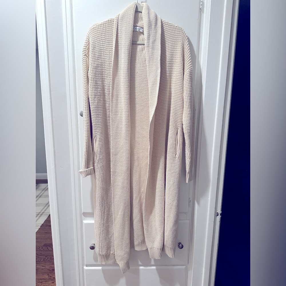 Tan cardigan